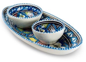 Dishes_Deco_Ovale_Schaal_Turquoise_Blue_set