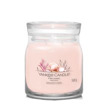 Yankee Candle Geurkaars Medium - met 2 lonten - Pink Sands - 11 cm / ø 9 cm