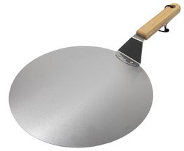 Cookinglife Pizzaschaufel Edelstahl mit Holzgriff ø 30 cm