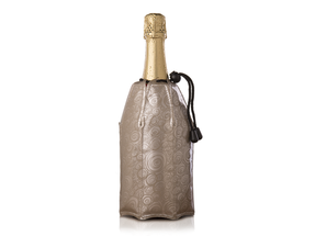 Refroidisseur de Champagne Active Cooler Vacu Vin - Sleeve - Platine