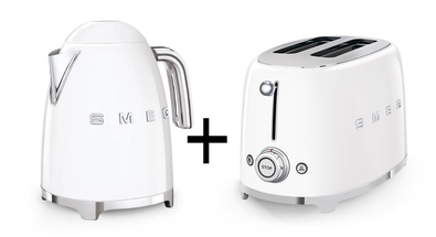 SMEG Toaster + Wasserkocher Weiß