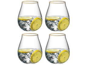 Verres à gin tonic dorés Riedel - 4 pièces