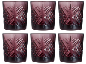 Vasos de Cristal Arcoroc Broadway Lila 300 ml - 6 Piezas