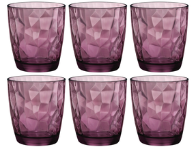 Vasos Bormioli Diamond Púrpura 39 cl - 6 Piezas