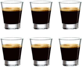 Bormioli Rocco Espresso glazen Caffeino 85 ml - 6 stuks