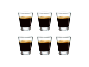 Bormioli Espressogläser Caffeino 8,50 ml - 6 Stück