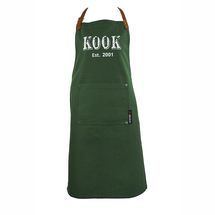 KOOK Keukenschort Vintage Groen