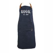 KOOK Keukenschort Vintage Blauw