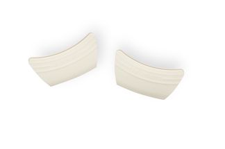 Le Creuset Griffschutz Meringue Silikon 12 x 6 cm - 2 Stück