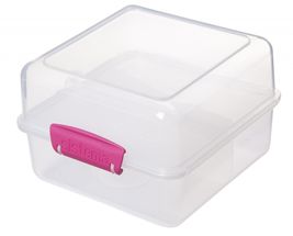 Sistema Lunchbox To Go Cube Pink 