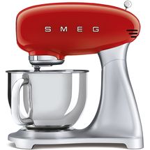 SMEG Küchenmaschine - 800 Watt - Rot - 4,8 Liter - SMF02RDEU
