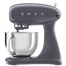 Robot de cuisine SMEG - 800 W - gris ardoise - 4,8 litres - SMF03GREU