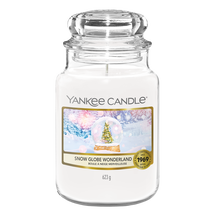 Candela Yankee Candle Grande Snow Globe Wonderland - 17 cm / ø 11 cm