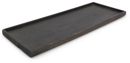 Planche de service Salt &amp; Pepper Rural en bois noir 40 x 15 cm