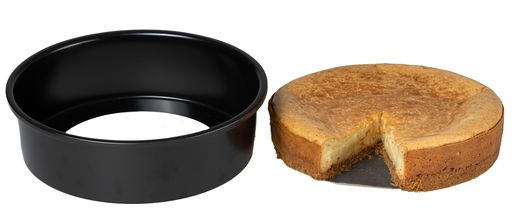 Sareva Moule à pâtisserie / Moule à gâteau - avec fond amovible - Noir - ø 22 cm