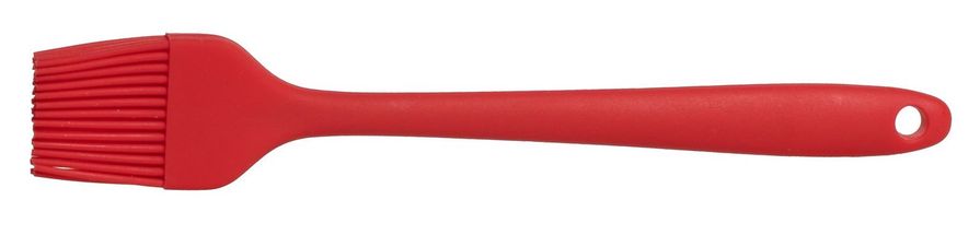 Pennello in silicone Sareva - rosso - 21 cm