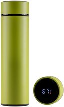 Sareva Thermosflasche - mit Temperaturanzeige - Grün - 500 ml