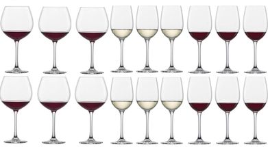 Schott Zwiesel Wijnglazen Set Classico (Rode wijnglazen &amp; Witte wijnglazen &amp; Gin tonic glazen) - 18 delig