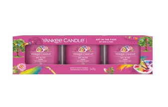 Set regalo di candele Yankee Candle Art In The Park - 3 stucchi