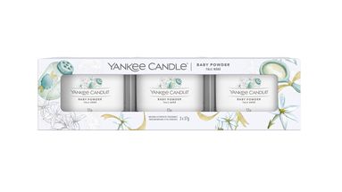 Set regalo Yankee Candle Baby Powder - 3 pezzi