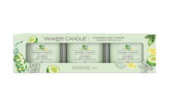 Set di regali Yankee Candle Cumcumber Mint Cooler - 3 pezzi