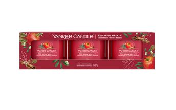 Yankee Candle Geschenkset Roter Apfelkranz - 3 Stücke