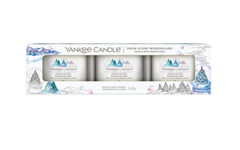 Coffret cadeau Yankee Candle Snow Globe Wonderland - 3 pièces