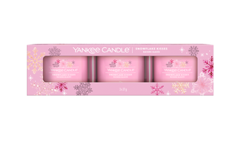 Yankee Candle Geschenkset Schneeflocken Küsse - 3 Stücke