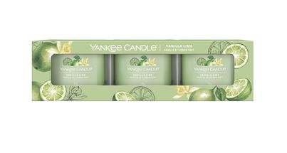 Coffret cadeau Yankee Candle Vanille Citron Vert - 3 pièces