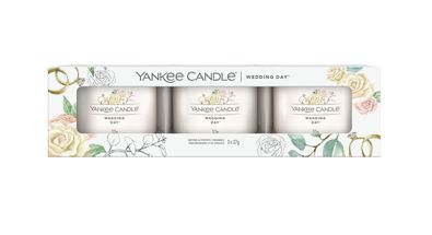 Set di candele Yankee Candle Wedding Day - 3 pezzi