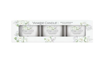 Coffret cadeau Yankee Candle Gardenia blanche - 3 pièces