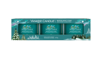 Coffret cadeau Yankee Candle Winter Night Stars - 3 pièces