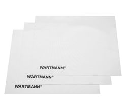 Wartmann Silikon Backmatte 35 x 30 cm - 3 Stücke