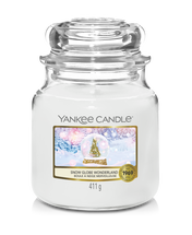 Candela Yankee Candle Medio Snow Globe Wonderland - 13 cm / ø 11 cm