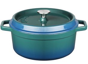 Sola Braadpan met deksel - Blauw - ø 20 cm / 2 liter