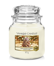 Yankee Candle Duftkerze Medium Spun Sugar Flurries - 13 cm / ø 11 cm