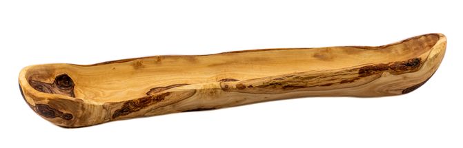 Corbeille à baguette Jay Hill - Tunea - en bois d'olivier - 50 cm