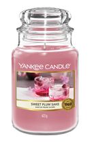 Yankee Candle Geurkaars Large Sweet Plum Sake - 17 cm / ø 11 cm