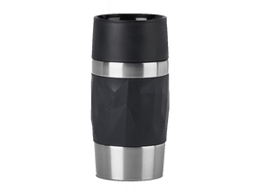 Emsa Thermobecher Travel Mug Compact Schwarz - 300 ml