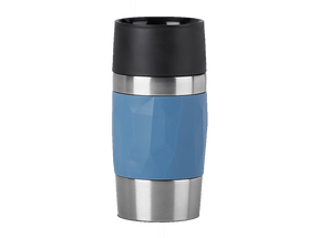 Bouteille isotherme Emsa Travel Mug compact bleu - 300 ml