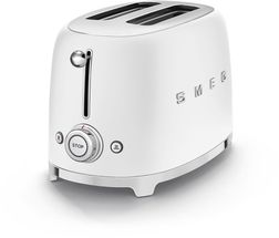 SMEG Toaster - 2 Schlitze - matt weiß - TSF01WHMEU