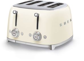 SMEG Toaster - 4 Schlitze - Creme - TSF03CREU