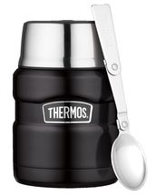 Thermos support Alimentaire King noir Mat 450 ml