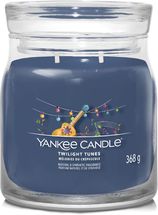 Yankee Candle Geurkaars Medium - met 2 lonten - Twilight Tunes - 11 cm / ø 9 cm