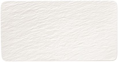 Piatto da portata Villeroy &amp; Boch Manufacture Rock bianco 35 x 18 cm