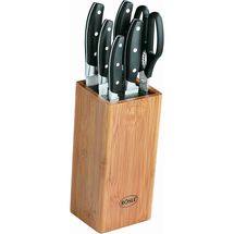 Ceppo di coltelli Rosle Cuisine Bambù 7 pezzi