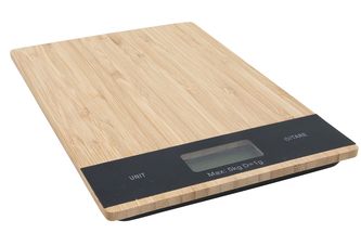 Kitchen Tools Keukenweegschaal Digitaal Bamboe 5 kg