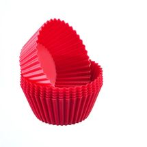 Westmark Moule à muffin en Silicone rouge 7 cm - 6 pièces