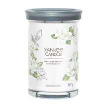 Yankee Candle Duftkerze Large Tumbler - mit 2 Dochten - White Gardenia - 15 cm / ø 10 cm