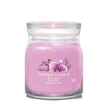 Yankee Candle Geurkaars Medium - met 2 lonten - Wild Orchid - 11 cm / ø 9 cm